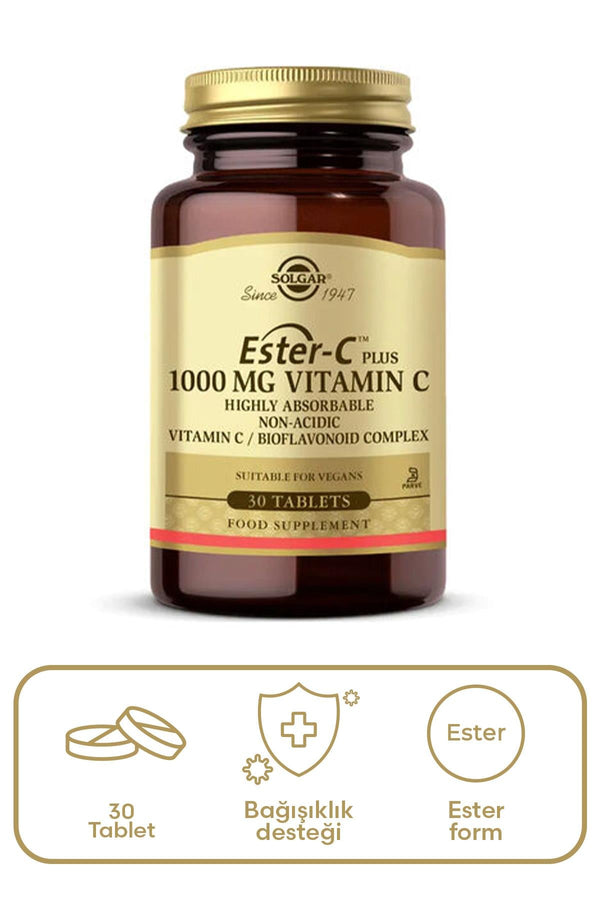 Solgar Ester C Plus 1000 mg 30 Kapsül