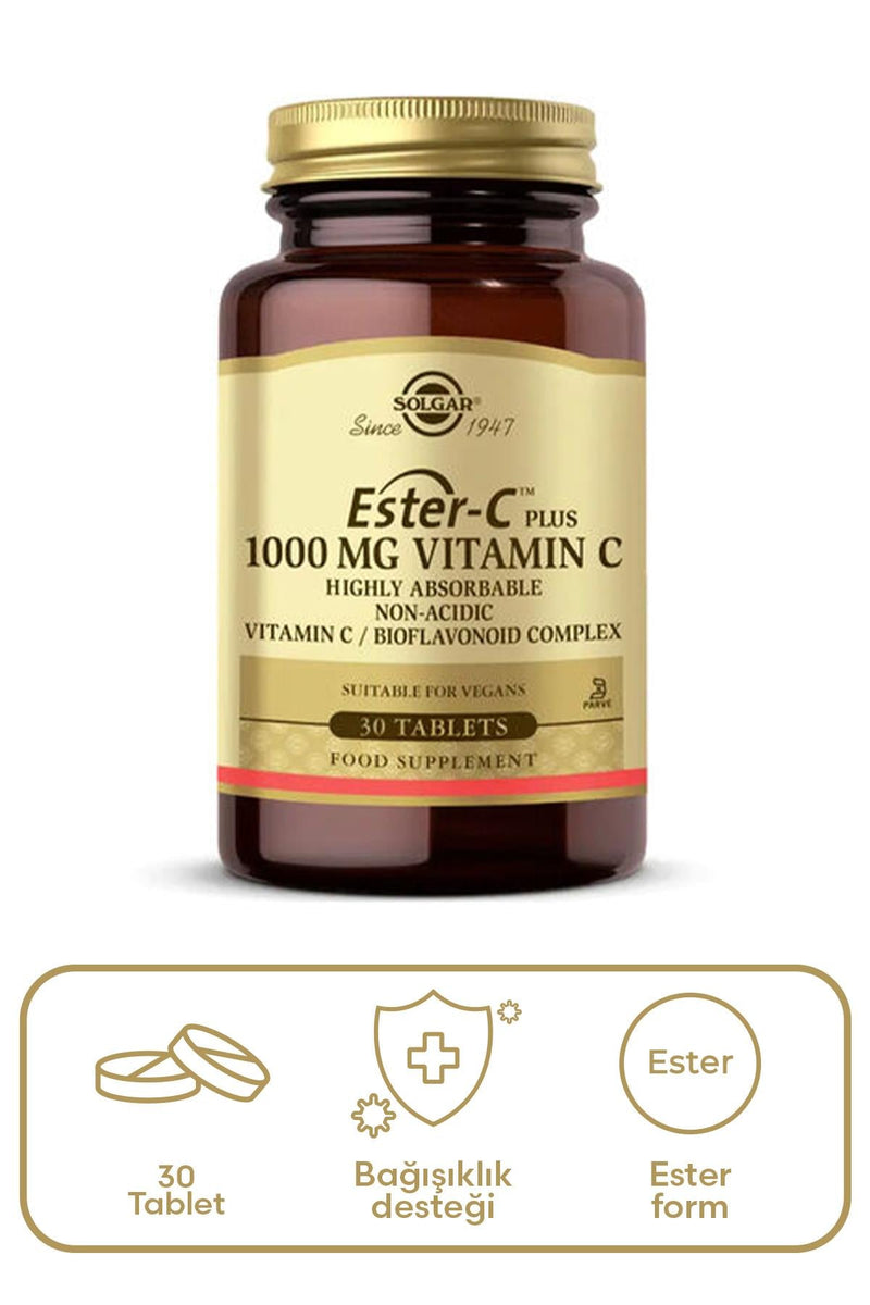 Solgar Ester C Plus 1000 mg 30 Kapsül
