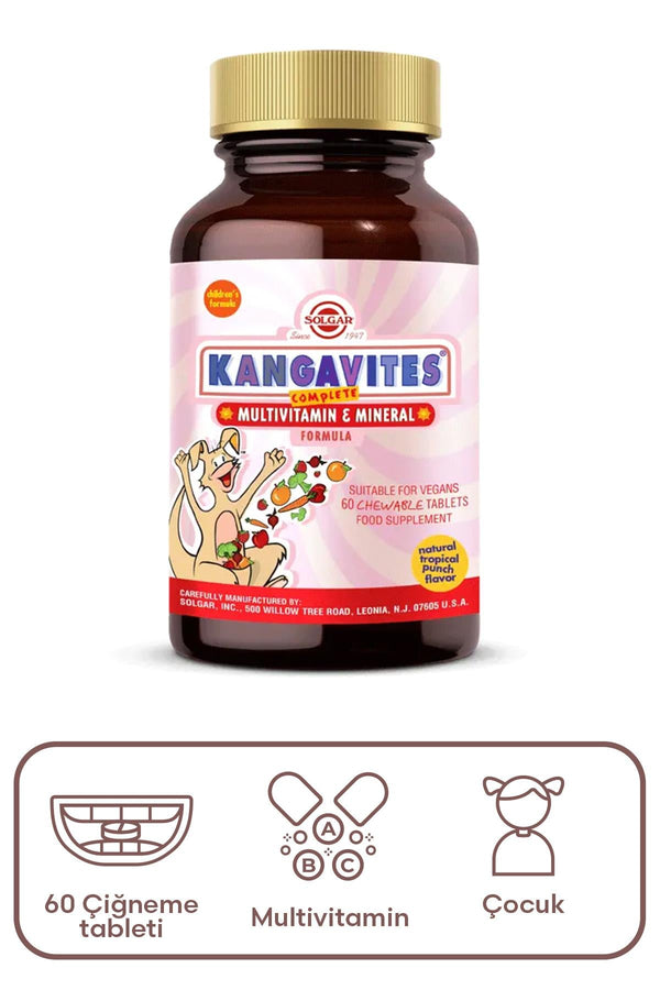 Solgar Kangavites Multivitamin Mineral 60 Tablet