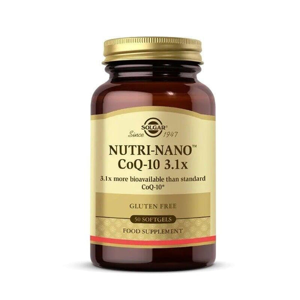 SOLGAR NUTRI NANO COQ-10 3.1X 50 SOFTGELS
