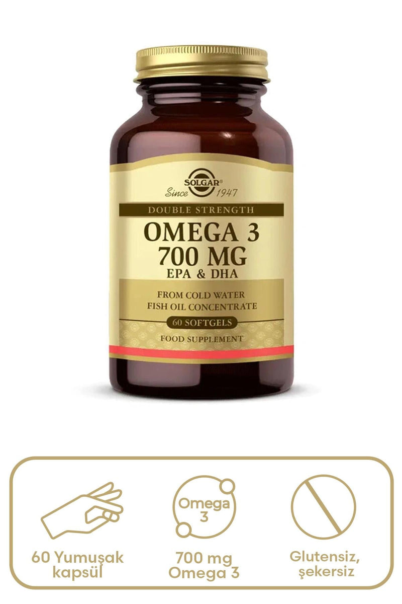 Solgar Omega 3 700 mg 60 Yumuşak Jelatinli Kapsül