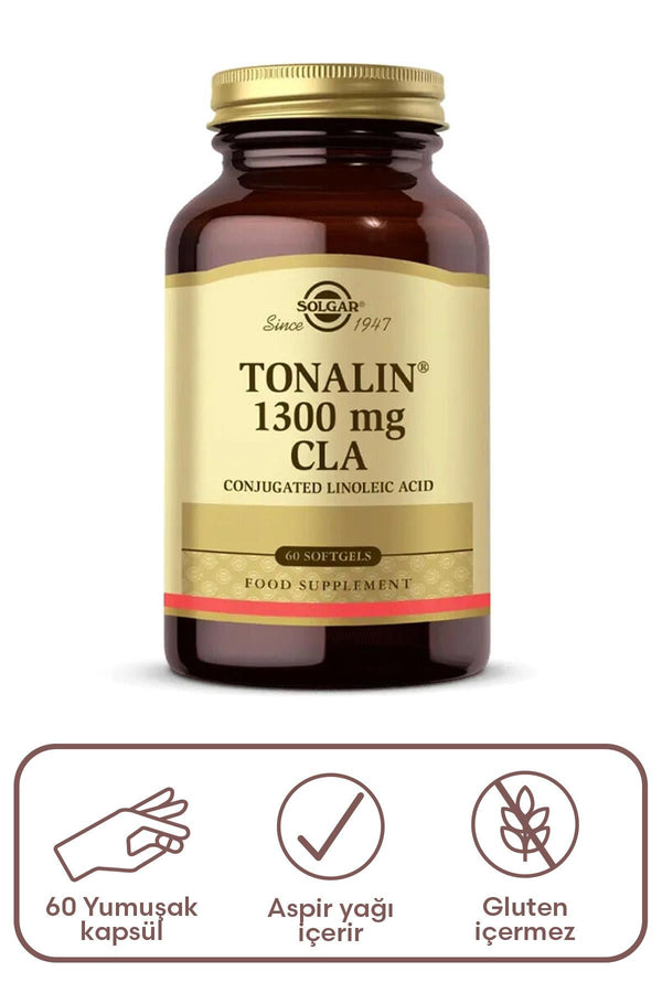 Solgar Tonalin Cla 1300 mg 60 Yumuşak Jelatin Kapsül