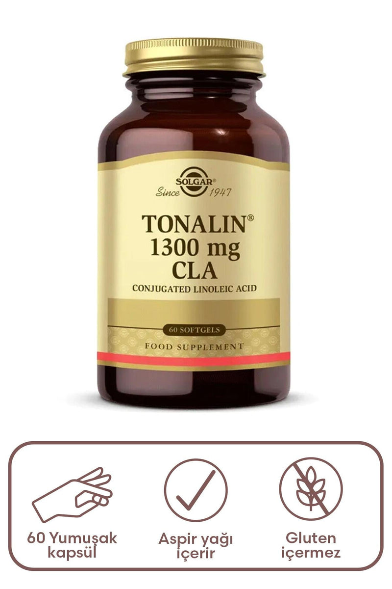 Solgar Tonalin Cla 1300 mg 60 Yumuşak Jelatin Kapsül