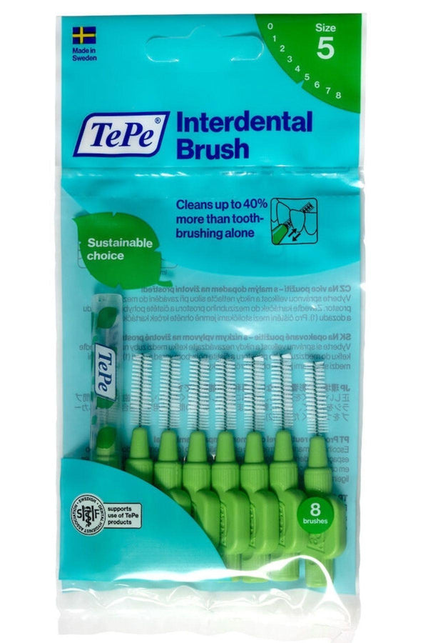 Tepe Interdental Brush Arayüz Fırçası Yeşil 0.8 mm 8 li