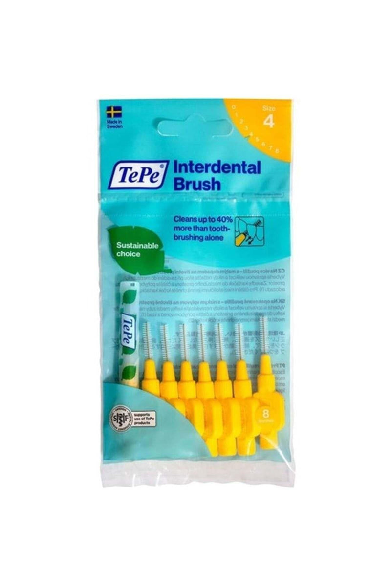 Tepe Interdental Brush Arayüz Fırçası Sarı 0.7 mm 8 li