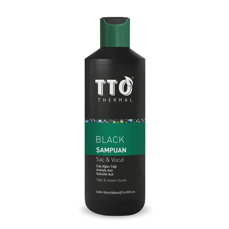 Tto Black Saç ve Vücut Şampuanı 400 +100 ml