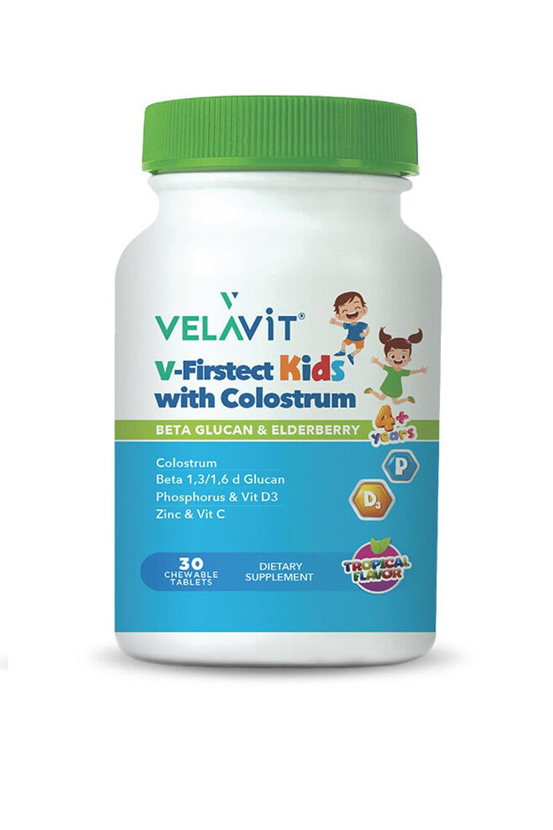 Velavit V-Firstect Kids with Colostrum 30 Kapsül