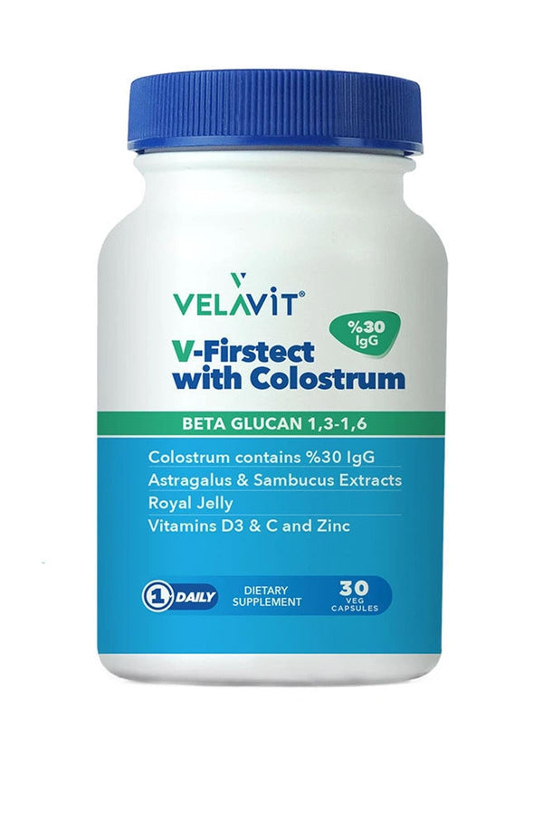 Velavit V Firstect With Colostrum Takviye Edici Gıda 30 Kapsül