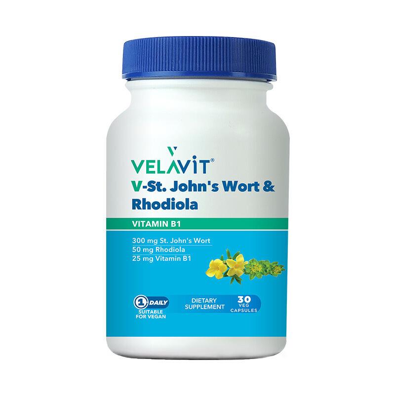 Velavit V-St.Johns Wort Rhodiola 30 Kapsül