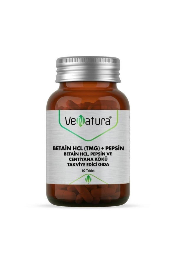 VeNatura Betain Hcl Pepsin Ve Centiyana Kökü 90 Tablet