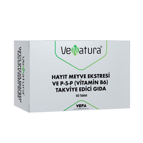 VeNatura Hayıt Meyve Ekstresi ve P-5-P (Vitamin B6) 60 Tablet