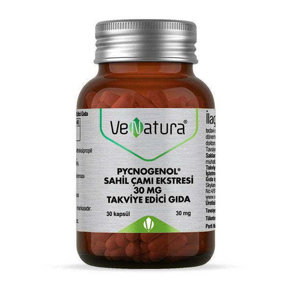 VeNatura Pycnogenol Sahil Çamı Ekstresi 30 mg Takviye Edici Gıda 30 Kapsül
