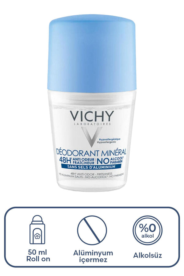 Vichy 48 Saat Etkili Mineral Roll-on Deodorant 50 ml