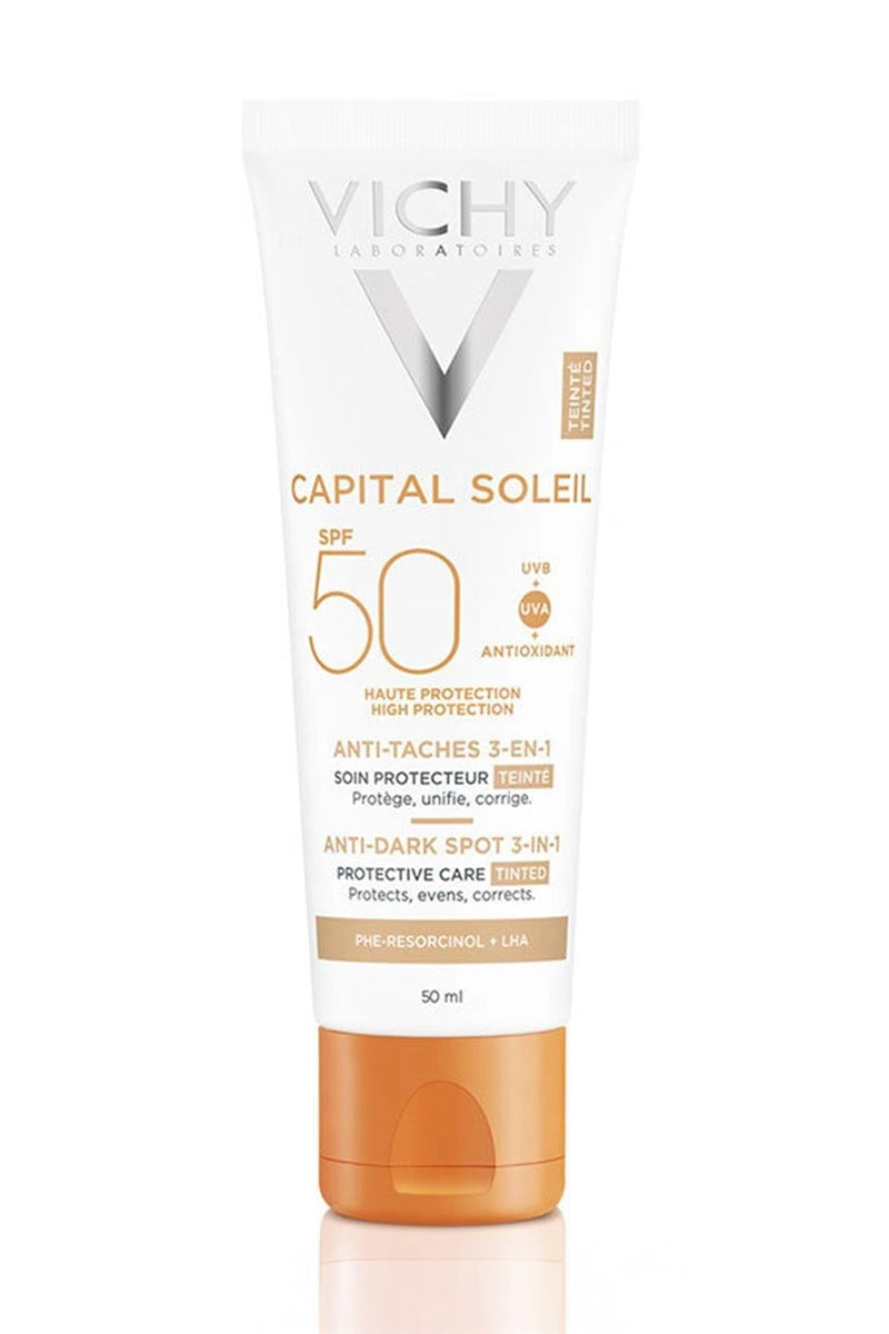 Vichy Capital Soleil Spf 50+ Anti Dark Spots Leke Karşıtı Renkli Güneş Kremi 50 ml