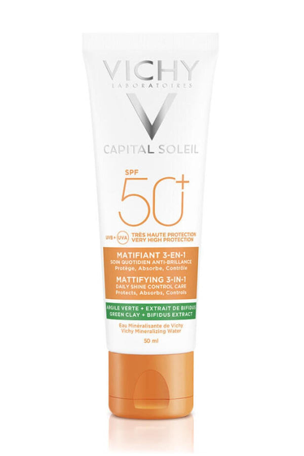 Vichy Capital Soleil SPF 50+ Matlaştırıcı Yüz Güneş Kremi 50 ml