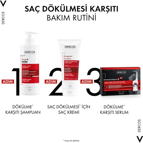 Vichy Dercos Energising Saç Dökülmesine Karşı Şampuan 400 ml