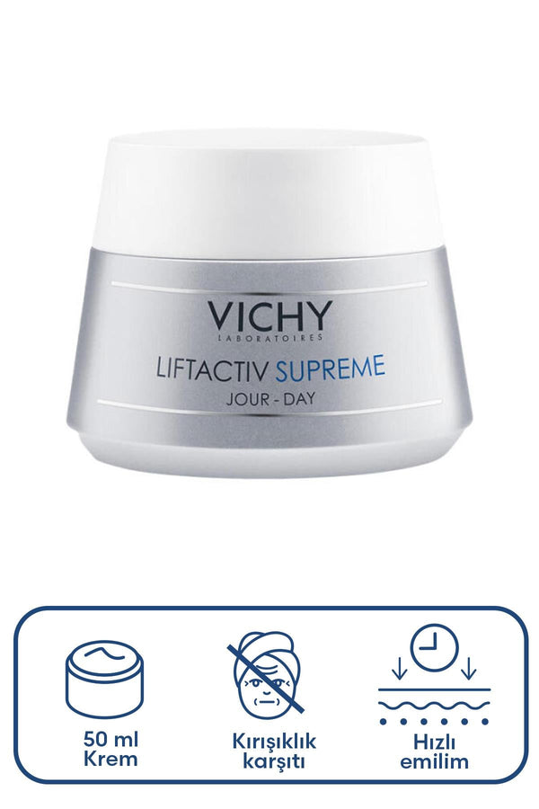Vichy Liftactiv Supreme Yaşlanma Karşıtı Krem 50 ml Normal ve Karma Ciltler
