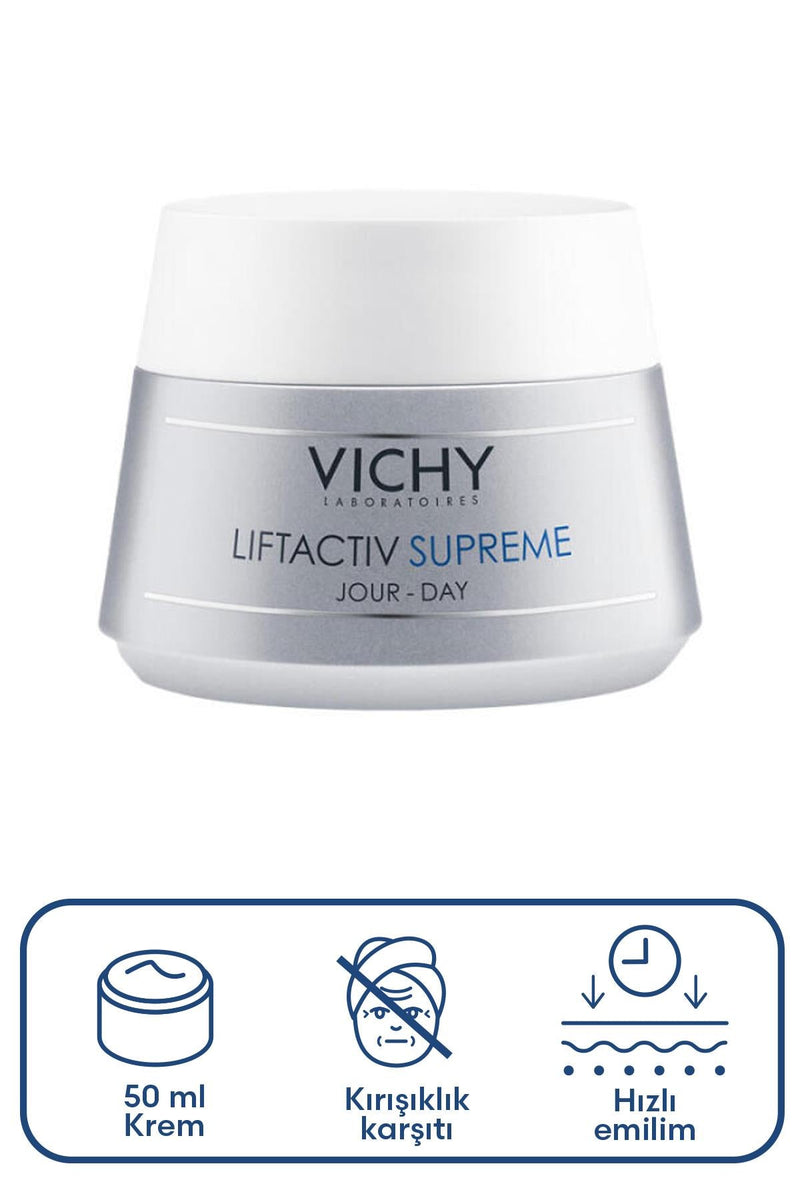 Vichy Liftactiv Supreme Yaşlanma Karşıtı Krem 50 ml Normal ve Karma Ciltler