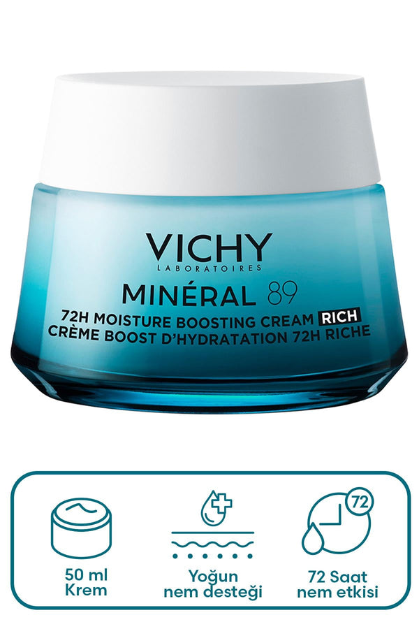 Vichy Mineral 89 Rich Moisture Boosting Cream 50 ml