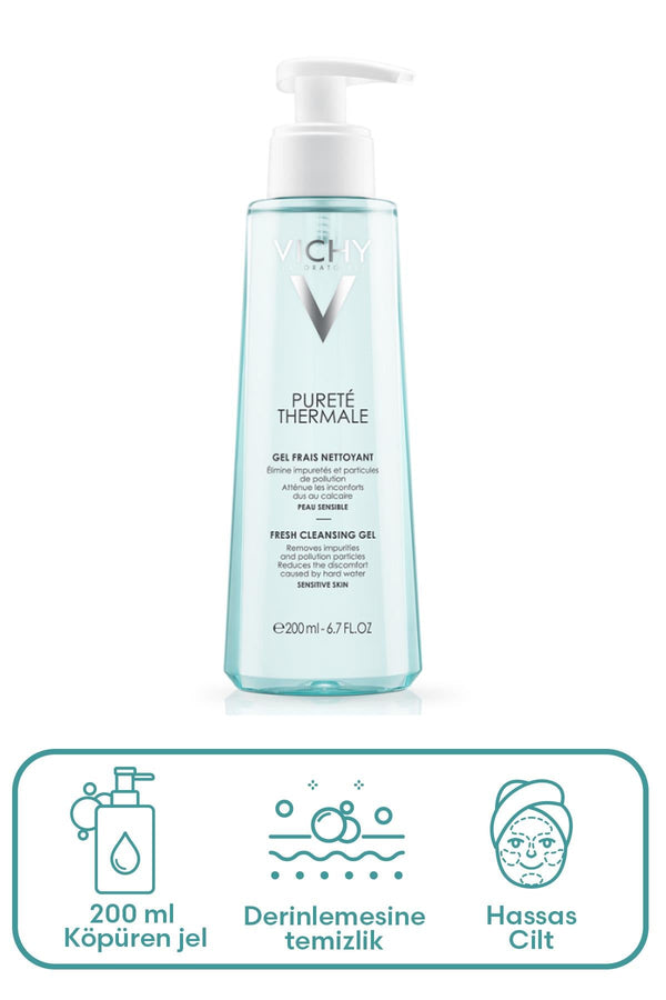Vichy Purete Thermale Fresh Cilt Temizleyici Jel 200 ml