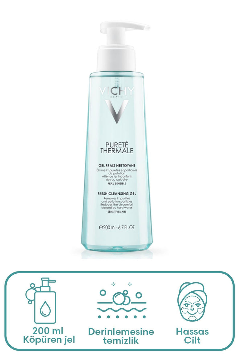 Vichy Purete Thermale Fresh Cilt Temizleyici Jel 200 ml