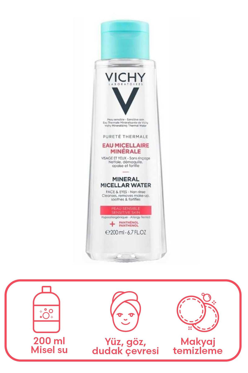 Vichy Purete Thermale Mineral Misel Su 200 ml