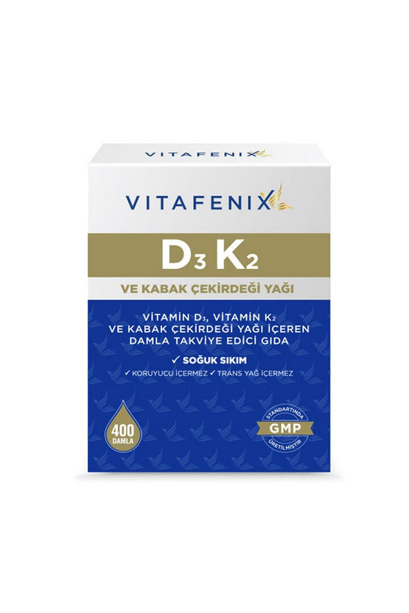 Vitafenix D3K2 400 Damla 20 ml