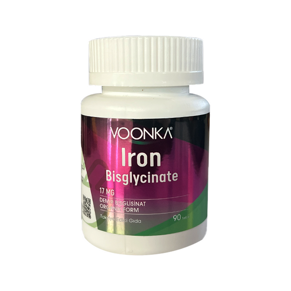 Voonka Iron Bisglycinate Demir 90 Kapsül