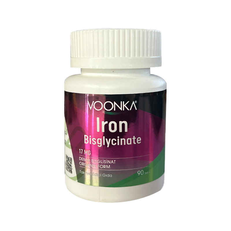 Voonka Iron Bisglycinate Demir 90 Kapsül